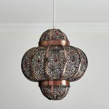 Do you assume moroccan ceiling light fixtures seems great? Wilko Bronze Beaded Ceiling Pendant Light Shade Wilko