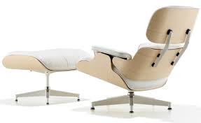 White Ash Eames Lounge Chair Ottoman Hivemodern Com