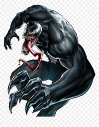 Рон сепас джонс, дженни слейт, мишель уильямс и др. Venom Drawing Artwork Marvel Battle Lines Venom Hd Png Download Vhv
