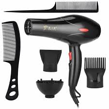 Keeping your hair healthy will help you avoid dry ends, resulting in shinier blowouts. 2200w Professional Negative Ion Hair Dryer Fan Home Use Hot Cold Blow Drying Barber Salon Blower Diffuser Concentrator Nozzles Hair Dryers Aliexpress