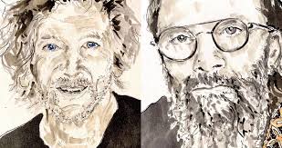 Thanks to Emilio Cabañas for drawing these from our photos. Please join Ted  Koppel, Rodney Crowell, Steve Earle, and me tonight at 9 Eastern, 8  Central, for a special broadcast in honor