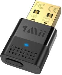 If you haven't already bought a usb bluetooth adapter, find one that works with your specific operating system (e.g., windows 10 or macos high sierra) and purchase it. Amazon Com 1mii Usb Bluetooth Adapter For Pc Bluetooth 5 0 Audio Transmitter Dual Link Usb Audio Adapter With Aptx Low Latency Bluetooth Dongle For Pc Ps4 Headphone Speaker Only For Audio Electronics
