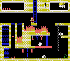 Montezuma S Revenge Was A Great Colecovision Game Indiana Jones Meets 2d There Were Keys To Get Flames Conveyor Montezuma Revenge Retro Video Games Revenge