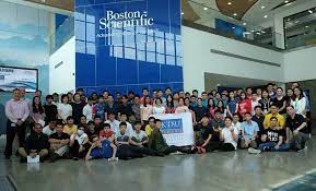 Shares were up more than 3% at midday following positive analyst comments: Industrial Visit To Boston Scientific Welcome To Uow Malaysia Kdu