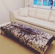 Shop from our hand crafted cowhide ottoman and footstool collection! Extra Large Genuine Cowhide Coffee Table Footstool Ottoman Etsy