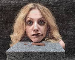 Window ledge scene at an art studio in South Hadley