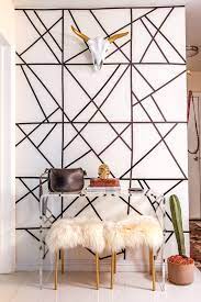 A Western Modern Glam Apartment In L A Tape Wall Art Washi Tape Decor Washi Tape Wall