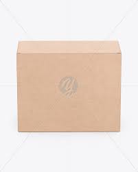 Download Kraft Box Mockup In Box Mockups On Yellow Images Object Mockups