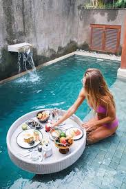 Sunday Brunch By The Pool Does Life Get Any Better Tell Us How You Re Spending Your Sunday Alettrich Summer Pool Floats Pool Swimming Pool Designs