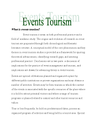 Pdf What Is Events Tourism Mean Definition Evolution And Research Rav Smileman Academia Edu