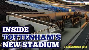 I don't remember last time i saw something architecturally interesting of a new football stadium. Inside Tottenham S New Stadium Pitch Side Goals Players Tunnel Home And Away Dugouts 14 12 18 Youtube