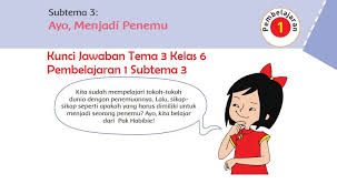 Kunci jawaban tema 4 kelas 6 sd halaman 119 120 121 122 123 124 ini ditujukan kepada orang tua atau wali sebagai pedoman dalam mengoreksi hasil belajar anak. Kunci Jawaban Tema 3 Kelas 6 Halaman 115 116 117 118 119 Pembelajaran 1 Subtema 3 Buku Tematik Semangat Belajar