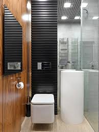Gaste Wc Gestalten Deko Wandpaneele Spiegelwand Saulenwaschtisch Gaste Wc Gestalten Kleine Badezimmer Design Badezimmer Design