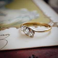 Pin On Vintage Antique Trilogy Diamond Rings