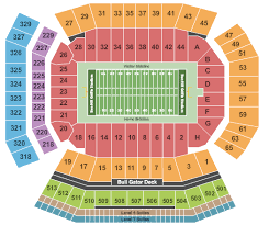 72 prototypical florida gators stadium seating