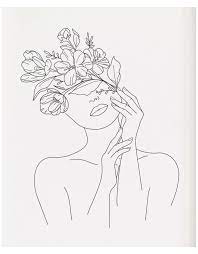 736x787 34 best flowers images on to draw, bricolage. Flower Face One Line Drawing Flower Face Onelinedrawingflowerface Line Drawing Tattoos Flower Line Drawings Line Art Flowers