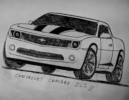 Picture sudoku puzzle with cars and bear mechanic. Chevrolet Camaro Zl1 Drawing Camaro Lovely Car Chevrolet Camaro