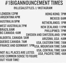 1d Big Announcement Tomorrow 6am Bright And Early See You Then Yayayaya Please Let This Be Good News One Direction Quotes Direction Quotes I Love One Direction