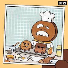 Schau dir unsere auswahl an suga bt21 shooky an, um die tollsten einzigartigen oder spezialgefertigten, handgemachten stücke aus unseren shops zu finden. Behind The Screen Shooky Is Not A Cookie He S A Yummy Head