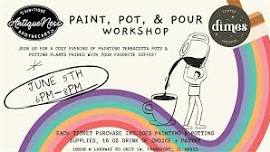 Paint, Pot, & Pour @ Dimes Coffee Lounge