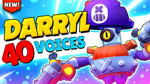 Learn the stats, play tips and damage values for darryl from brawl stars! New Darryl All 40 Voice Lines Animations With Captions Brawl Stars Update Youtube