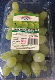 Calories in 10 green grapesthere are:approx 34 calories in 10 seedless green grapes. Raisin Blanc Thompson Euro Fruits 500 G