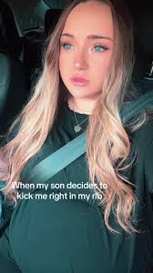 Mommy-to-Be's Joyful Moments with Baby Kicks