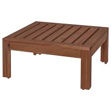 Applaro قسم مقعد طاولة خارجية صباغ بني 63x63 سم Ikea