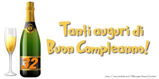 32 Anni Tanti Auguri Di Buon Compleanno Nel 2020 Buon Compleanno Auguri Di Buon Compleanno Auguri Di Compleanno