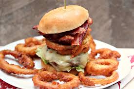 Onion Ring Cheeseburger