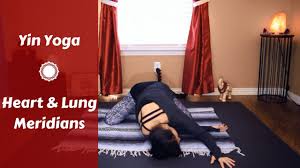 Note that this posture streches the li meridian at the shoulder. Yin Yoga For Heart Lung Meridians Chest Shoulders Upper Back 35 Mins Youtube