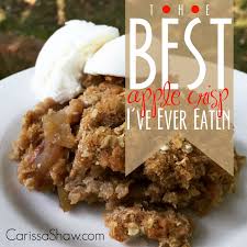 The Best Apple Crisp I Ve Ever Eaten All In All Best Apple Crisp Apple Crisp Recipes Apple Recipes
