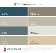 View interior and exterior paint colors and color palettes. I Found These Colors With Colorsnap Visualizer For Iphone By Sherwin Williams Marea Matching Paint Colors Sherwin Williams Paint Colors Paint Colors For Home