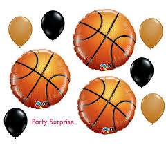 Basketball Balloon Package Basketball Game Basketball Party Etsy Kids Party Decorations 2nd Birthday Boys Boy Birthday Party