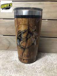 Tumbler with lid and straw 20oz stainless steel insulated double wall travel coffee mug power coated thermal cup for men and women wood grain. 61 Best Wood Grain Tumbler Ideas Tumbler Wood Grain Diy Tumblers
