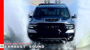 So stay ahead of the pack. 2021 Ram 1500 Trx Hellcat Truck Exhaust Supercharger And Engine Sound Youtube