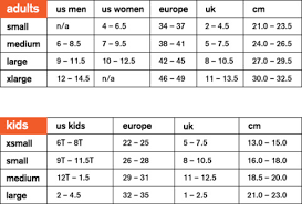 32 faithful european size chart children