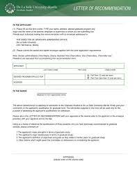 Letter Of Recommendation De La Salle University