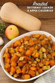 Roasted Butternut Squash And Apple Casserole Recipe Vegetable Side Dishes Recipes Vegetables Recipes Side Roasted Butternut
