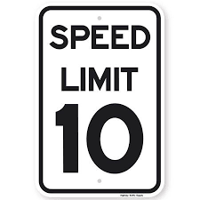 Black And White Diamond Road Sign Speed Limit 10 Mph Sign 24 X30 3m High Intensity Prismatic Reflective By Highway Traffic Supply Diamondsupply Diamond Supply High Intensity Reflective