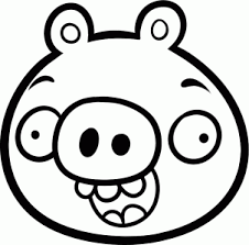 One of the best mobile and tablet hits is now available on gogy! Drawing Printout How To Draw Bad Piggies Bird Stencil Drawings Guided Drawing