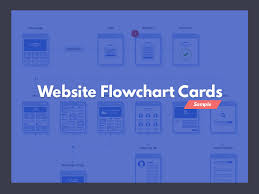 Website Flowchart Cards Free Psd Template Psd Repo