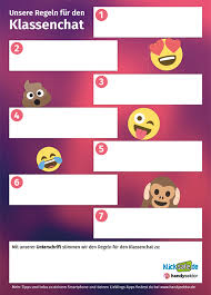 Die folgenden regeln könnten in einer erstellten gruppe auftauchen: Neu Unterrichtseinheit Und Plakat Zum Thema Klassenchat Regeln Klicksafe De