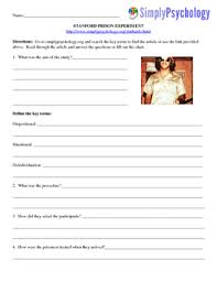 Psychology Computer Internet Assignment Stanford Prison Experiment