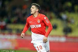 Stevan jovetic transfers & career history. Monaco 2 1 Lille Stevan Jovetic Comes Off Bench To Fire In Winner Daily Mail Online