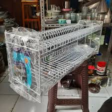 .rak piring dalam kitchen set, cara membuat laci rak piring, rak piring sliding, cara memasang rak piring besi, cara membuat rak piring dari bambu cara buat rak dapur desainrumahid com sumber : Rak Piring Gantung Minimalis Terbaru