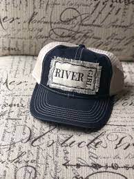 River Girl Patch Cap Fishing Hat By Pinkposiecouture On Etsy Girl Patches Fishing Hat Girls River