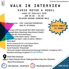 Lowongan Kerja Kurir Motor 2020 Informasi loker dan lowongan kerja kurir di bulan februari tahun 2021. lowongan kerja kurir motor 2020