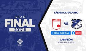 11:04 hincha azul 857 005 просмотров. Division Mayor Del Futbol Colombiano Dimayor Gran Final Liga 2017 Independiente Santa Fe Vs Millonarios F C Facebook