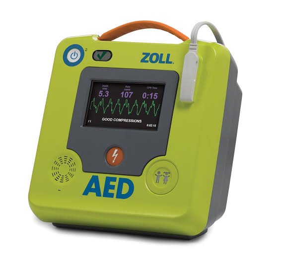 The rugged ZOLL AED 3 Defibrillator, AI generated